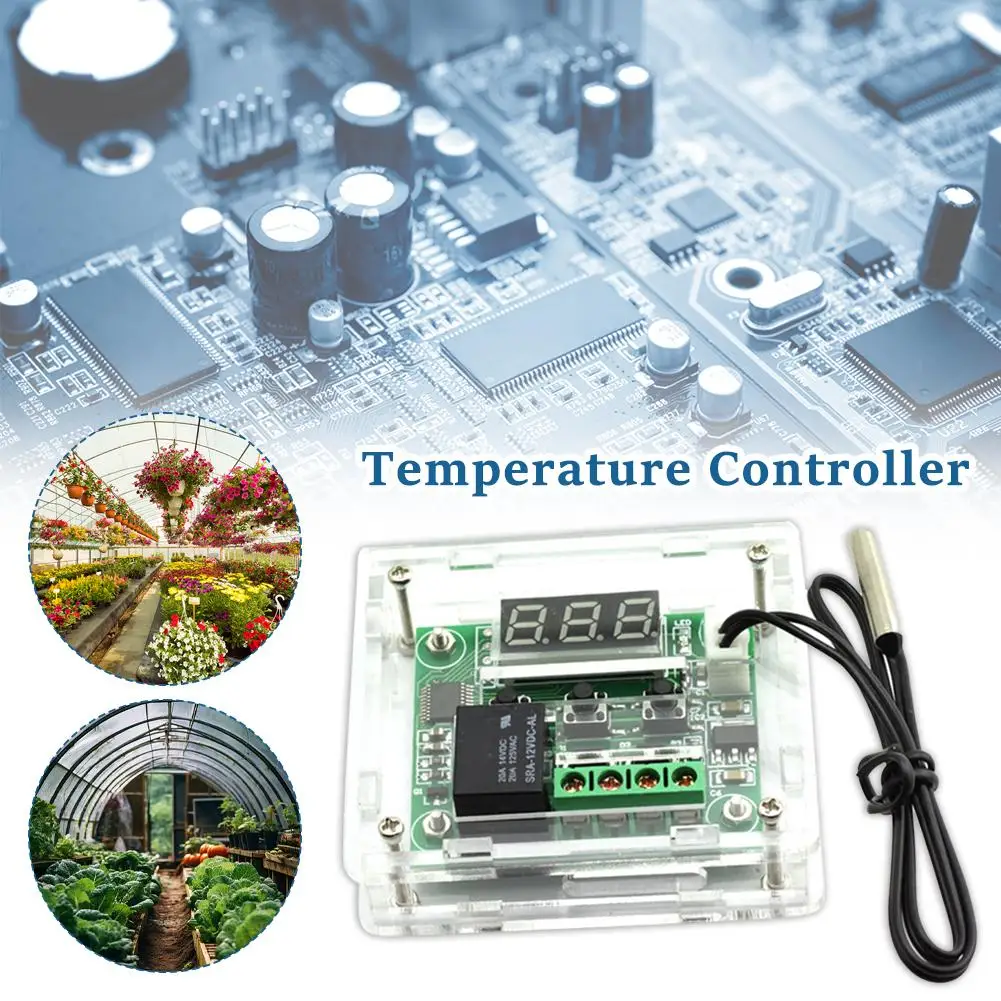 XH-W1209 LED Digital Display High Precision Temperature Switch Controller Temperature Micro Temperature Board Control L8W7