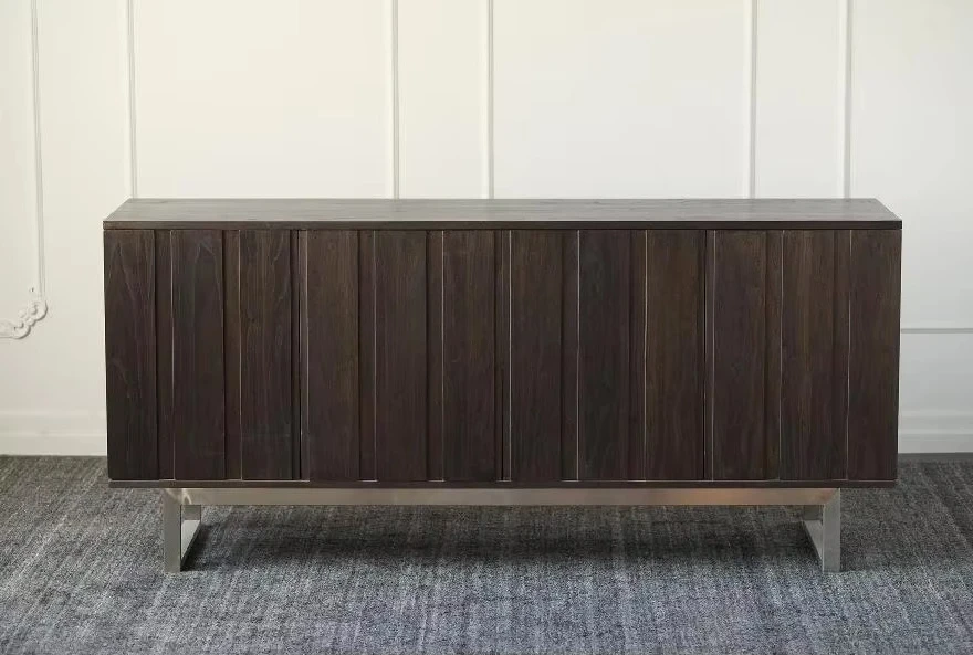 Wood Sideboard Modern Sideboard Cabinet Aged Home Furniture Cabinet Durable