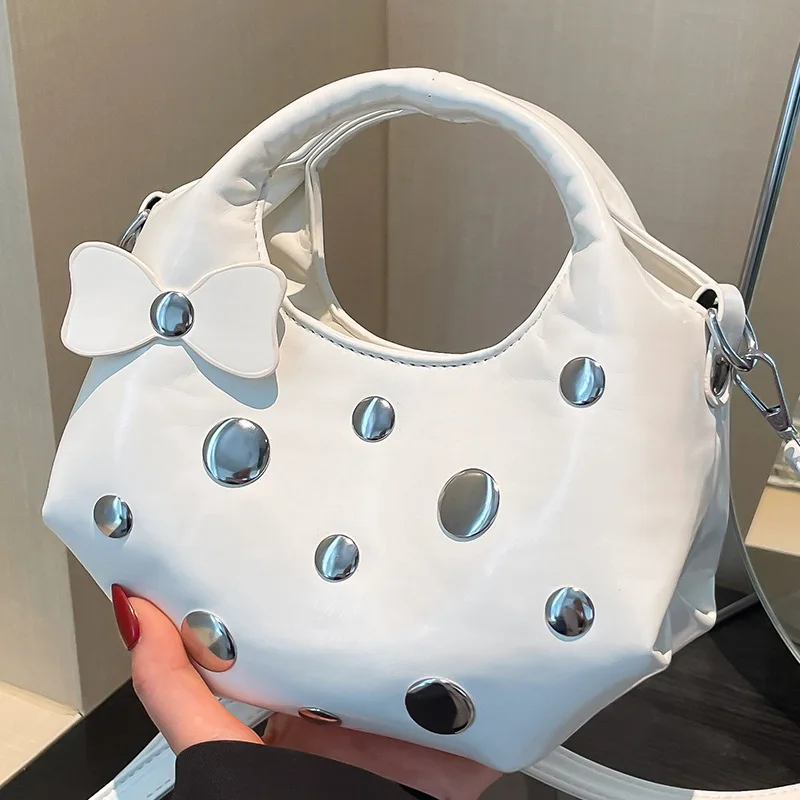 

2025 Fashion Rivet Shoulder Bag - Women's Premium Casual Underarm