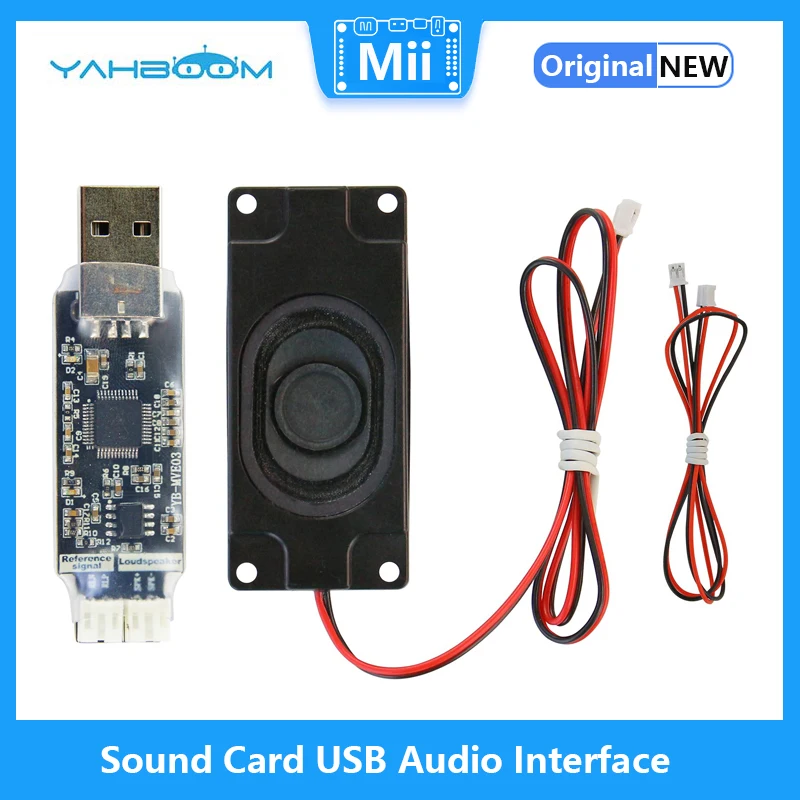 

Sound Card USB Audio Interface External PH2.0 Microphone Audio Adapter for PC Laptop Raspberry Pi Jetson Board