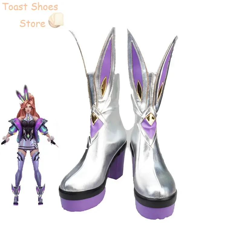 

Охотник за головами Мисс Фортуна, обувь для косплея, игра LOL, реквизит для косплея, карнавальные ботинки на Хэллоуин, реквизит для костюма