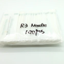 100pcs Traditional Needle R3 Disposable Sterilized Professional Tattoo Needles 3RL 1RL For Tattoo Eyebrow MachinePMU needles