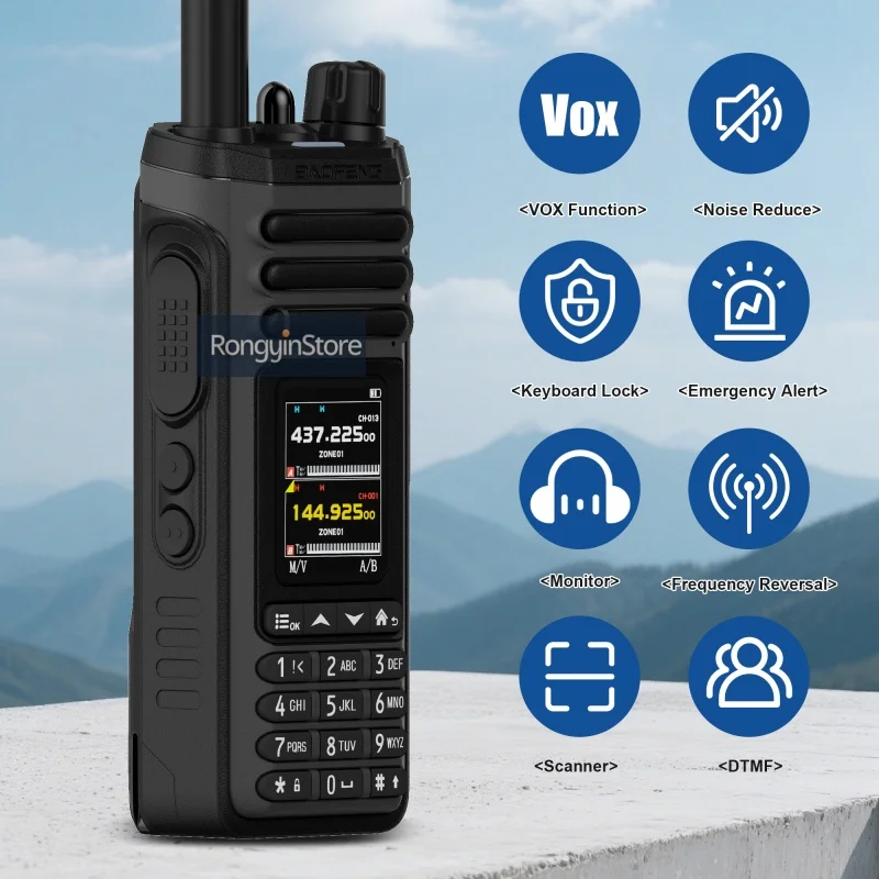 Baofeng SW-9 Walkie Talkie AM/FM/LSB/SW Full Band Receive 10Watts NOAA Bluetooth Program Two Way Radio For Hunting Survival Gear