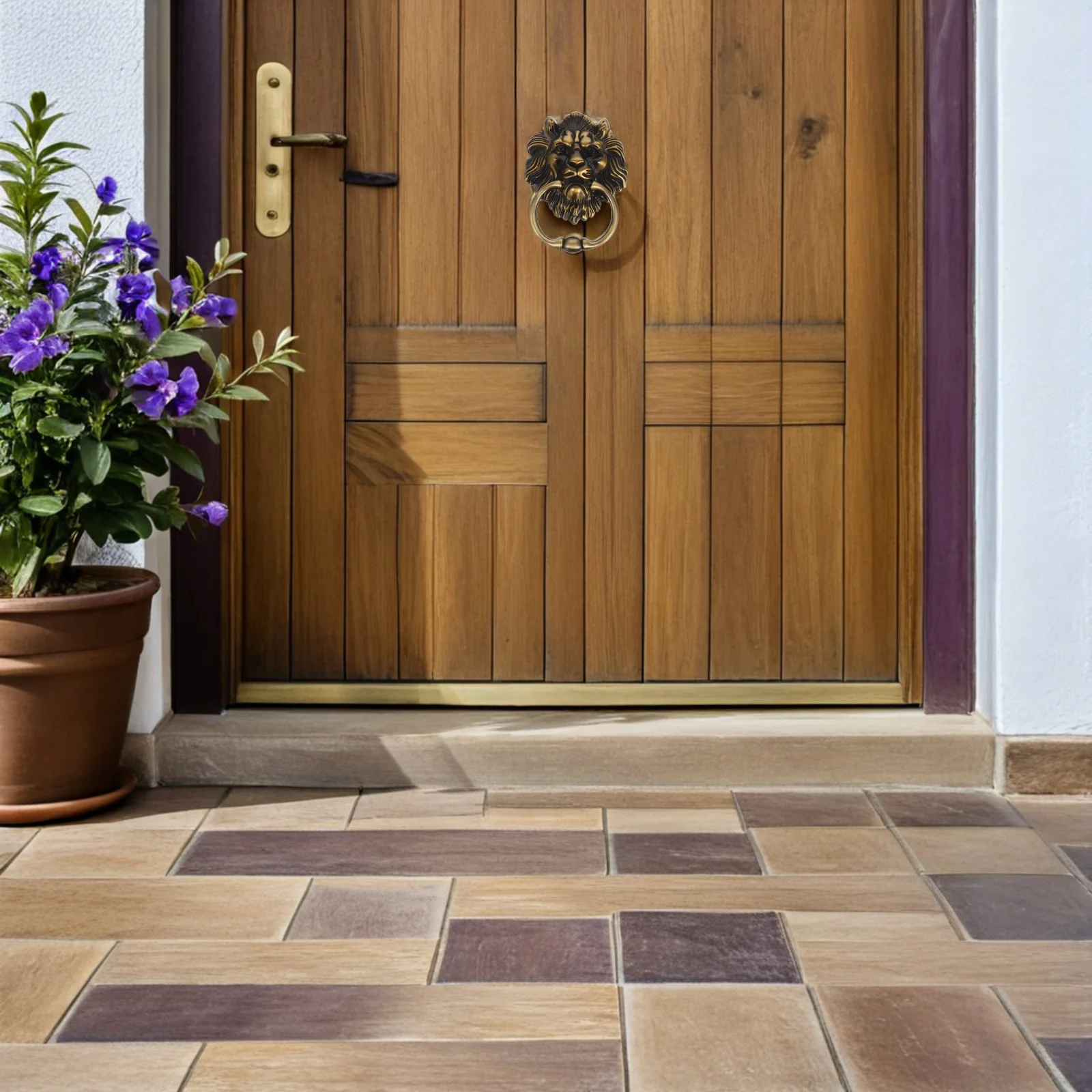 

Lion Head Door Knocker Decorative Front Door Knocker Antique Lion Ring Pull Handle Door Handle For Drawer Cupboard Accessories