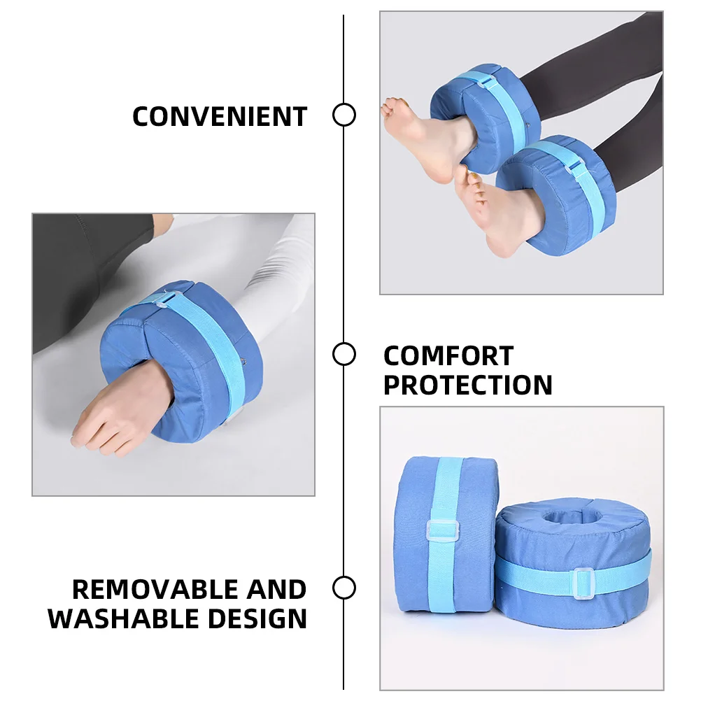 2 Pcs Bedsore Pad Ankle Protector Prevention Tool Pressure Ulcer Cushion Pillow Brace Support Cloth Plus Sponge Lifting Foot