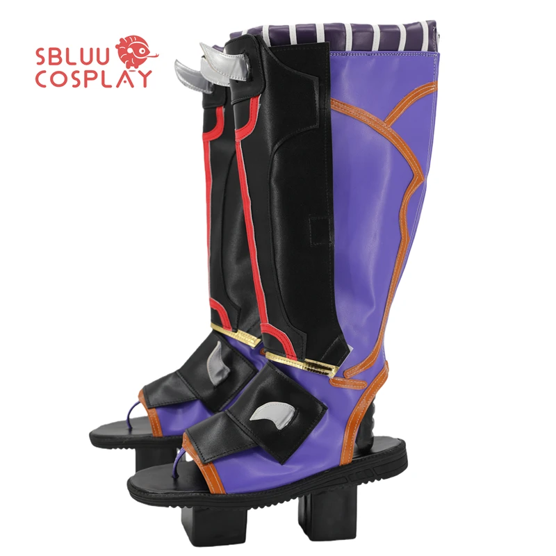 SBluuCosplay Genshin Impact Arataki Itto chaussures de Cosplay bottes sur mesure fête d'halloween