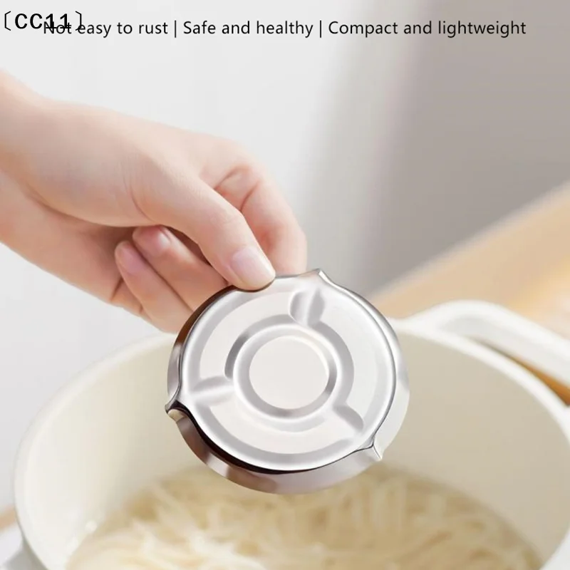 Stainless Steel Pot Watcher Disc Kitchen Essential Prevent Pasta Soups Milk Boiling Over Boil Control Disc For  Cookers〔CC11〕