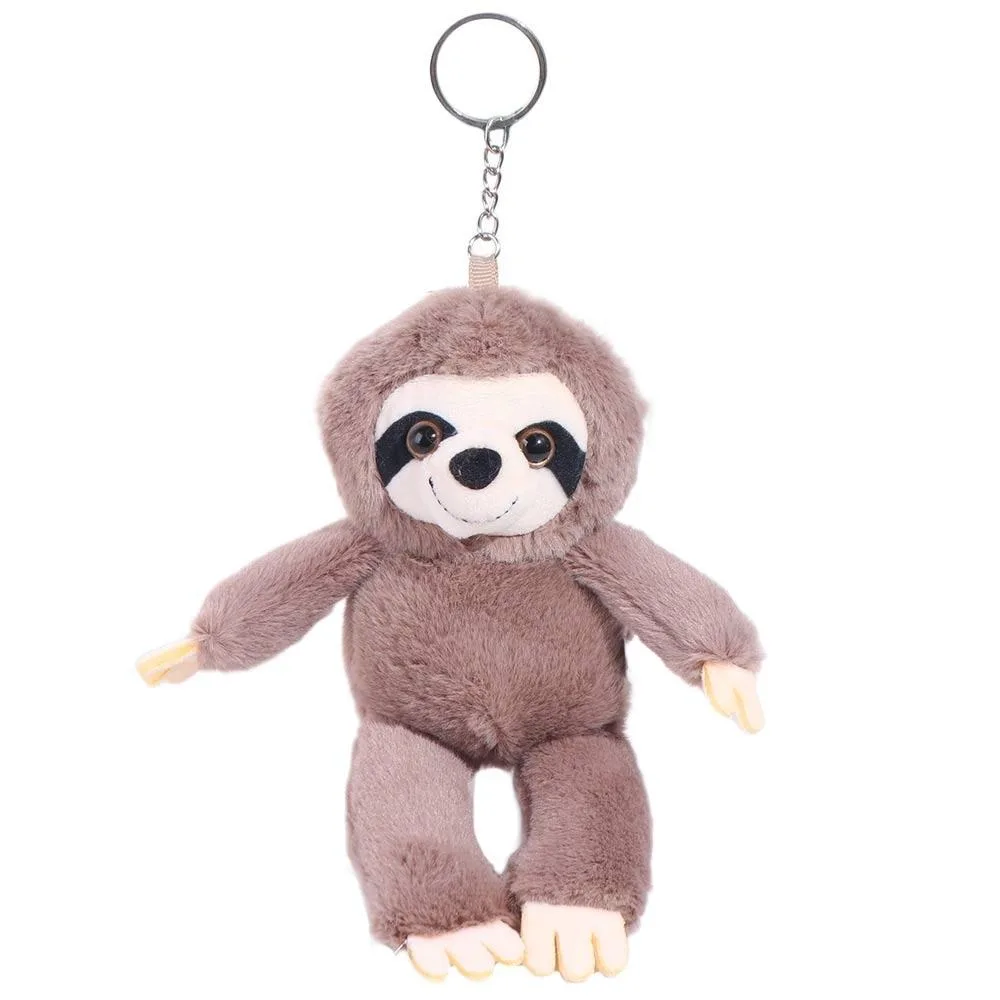 Cute Soft Sloth Small Pendant Simulation Keychain Plush Sloth Keychain Pendant Stuffed Animal Sloth