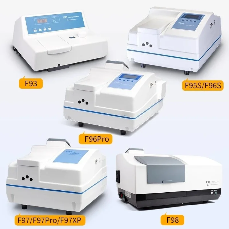 F98 مقياس الطيف الضوئي لمركز الفلوريس، مطياف مختبر المسح الضوئي، شعاع مزدوج للضوء