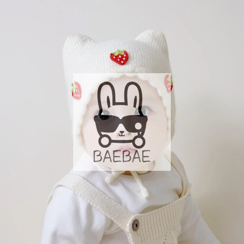 

Осенне-зимняя детская шапка, милая мужская и женская вязаная шерстяная шапка, дышащая шапка принцессы для младенцев и малышей, модная шапка