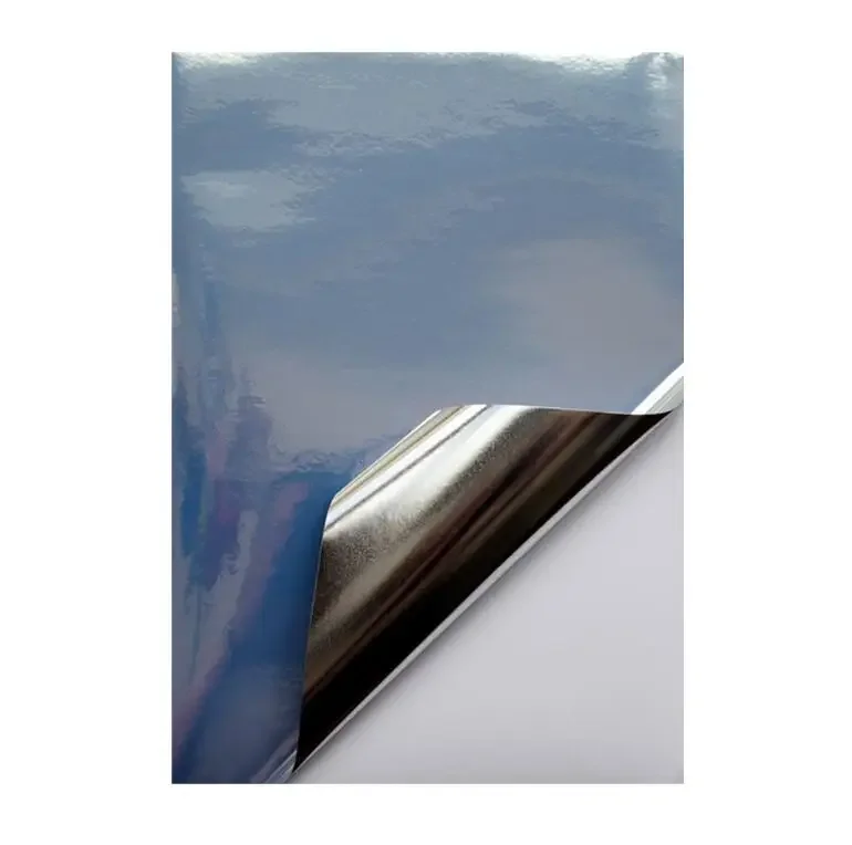 50 Micron Thickness a4 Blank Glossy Foggy PET Silver Sticker Label for INKJET PRINTER