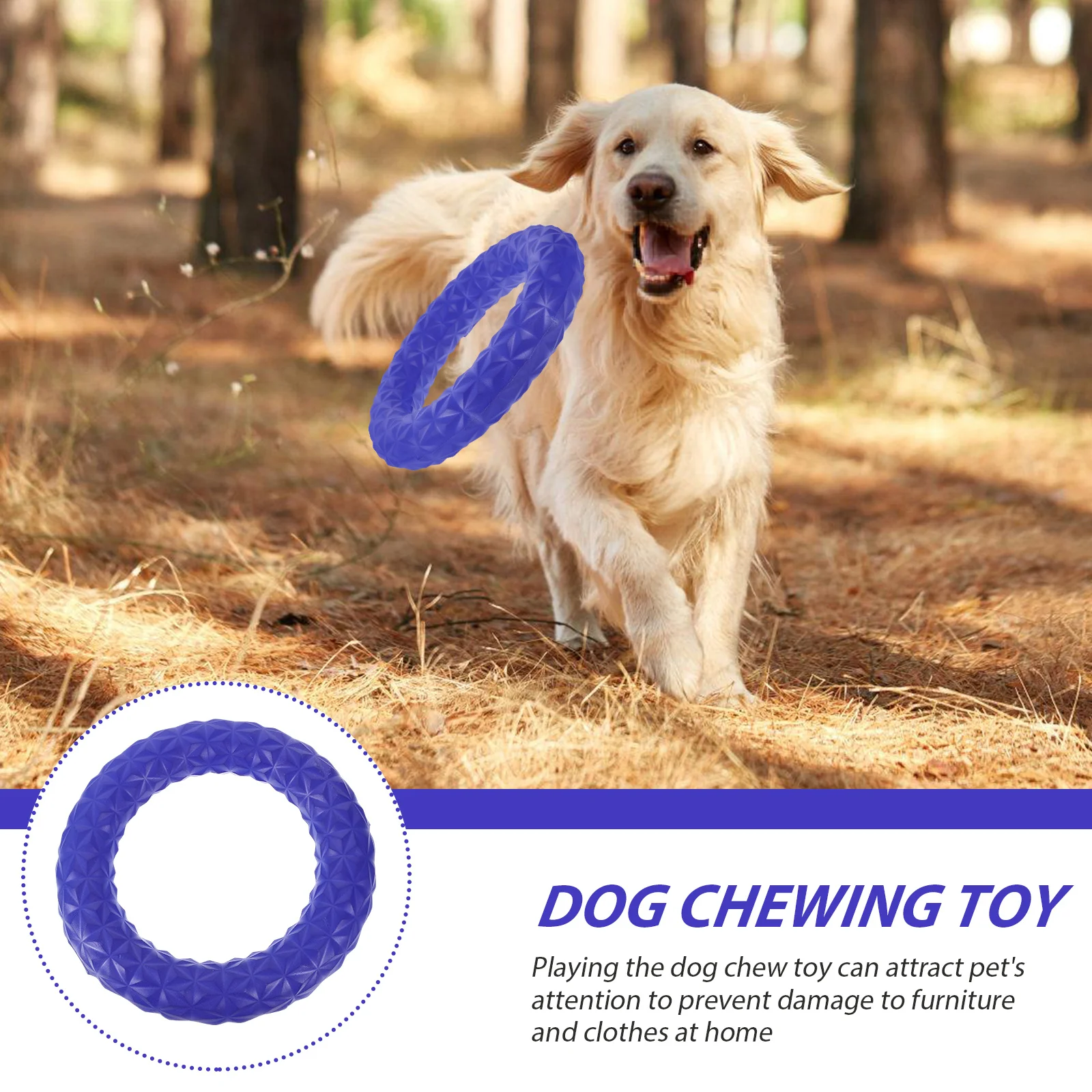 

Foam Ring Floating Pet Puppy Chew Molar Teeth Cleaning Dog The Ring-shaped Chewing