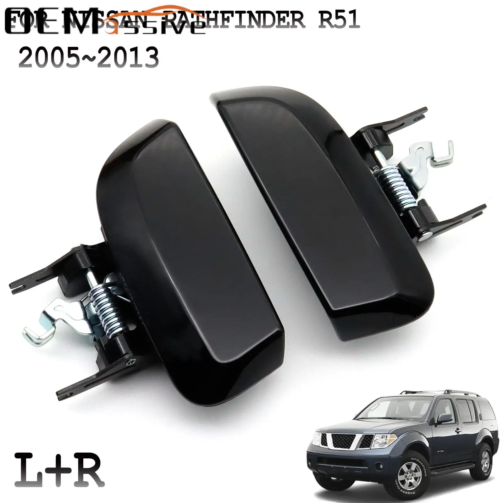 

Outside Outer Car Door Handle Rear Left Right Passenger Side for Nissan Pathfinder R51 2005 - 2013 82606EA502 Car Accessories