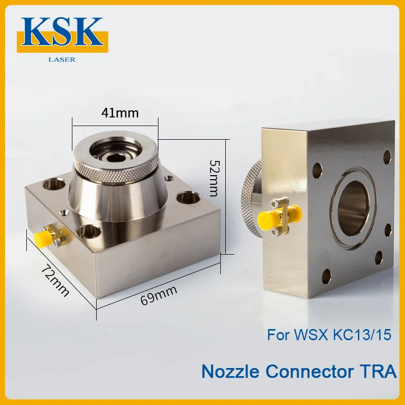 LaserMech WSX KC13/15 Friendess BC Fiber Laser Metal Cutting Head Laser Nozzle Sensor Connector Nozzle Connection Parts