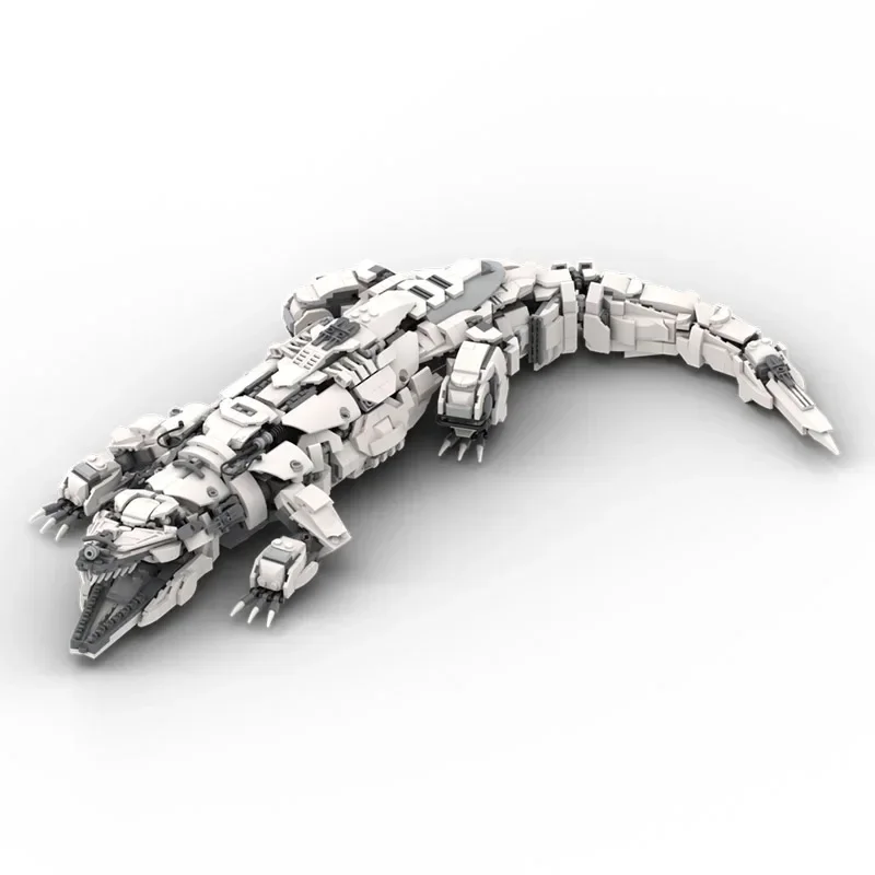 West Monster Horizon Scraper Building Blocks MOC - Zero Dawn Mecha Walker Shell Educational Construction Set for Birthday Gift - view 6