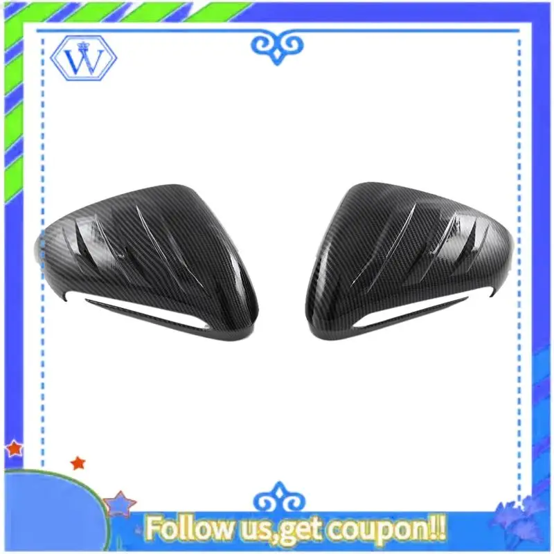 

M46K-Car Side Door Mirror Cap Rearview Mirror Cover Trim Protective Carbon Fiber Look For BYD Seal / BYD ATTO 4