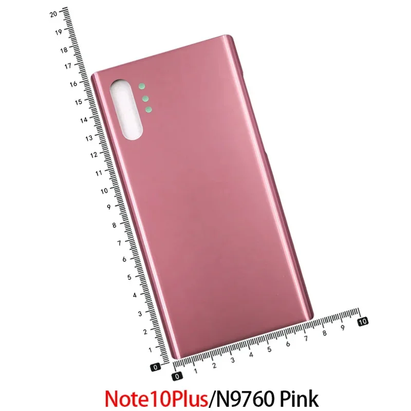 Glass Battery Back Cover For Samsung Galaxy Note 10 Note10 Plus Note10+ Housing Case Door Rear Panel With Adhesive Sticker