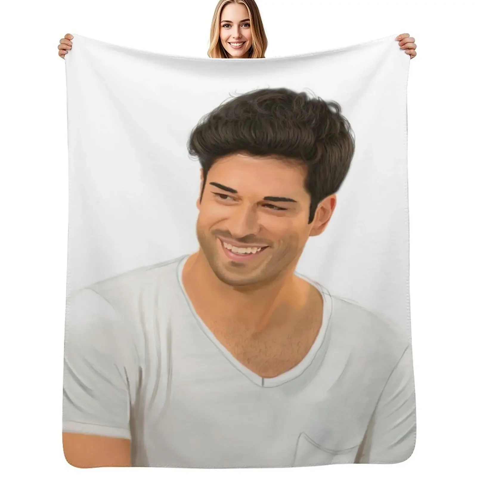 

Burak ozcivit Digital Painting Throw Blanket Quilt Single Shaggy manga Blanket