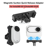 Sunnylife Magnetic Quick Release Adapter Mount Bracket For Insta360 Go 3S Expansion Adapter For Insta360 Go3 Camera Accessories