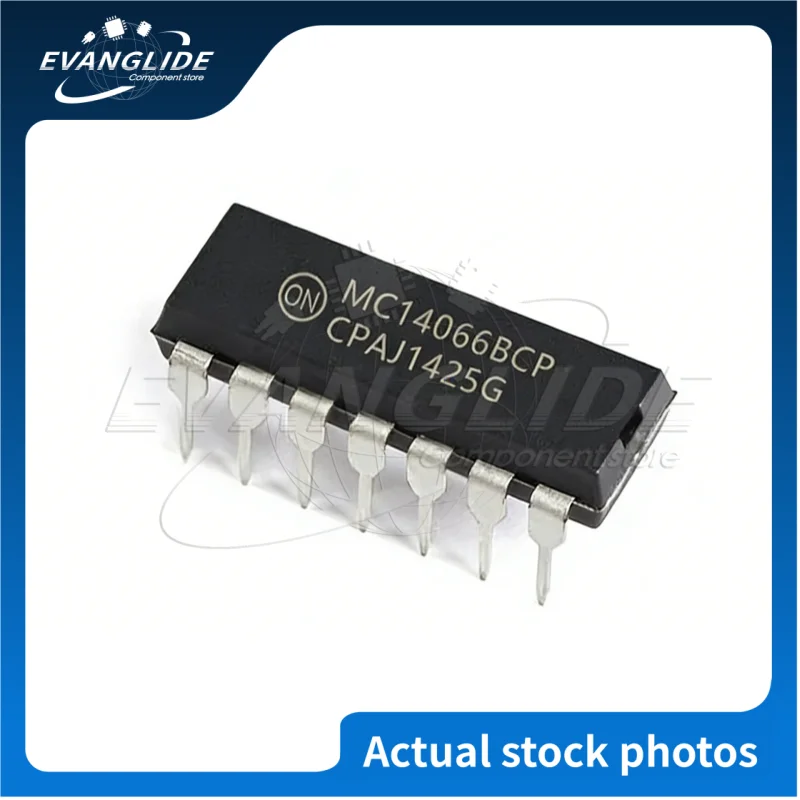 10 PCS/LOT 100%Original & New MC14066BCP MC14066 DIP-14 Logic Signal Switching Chip In Stock Wholesale Discount