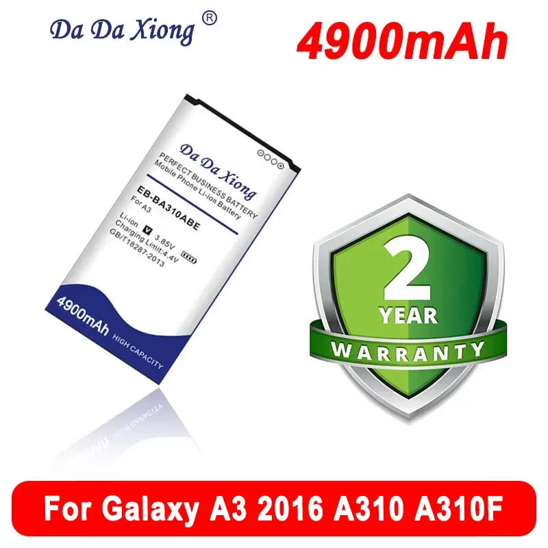 

DaDaXiong 4900 мАч EB-BA310ABE для Samsung Galaxy A3 2016 A310 A310F A310M A310Y Аккумуляторная батарея для мобильных устройств