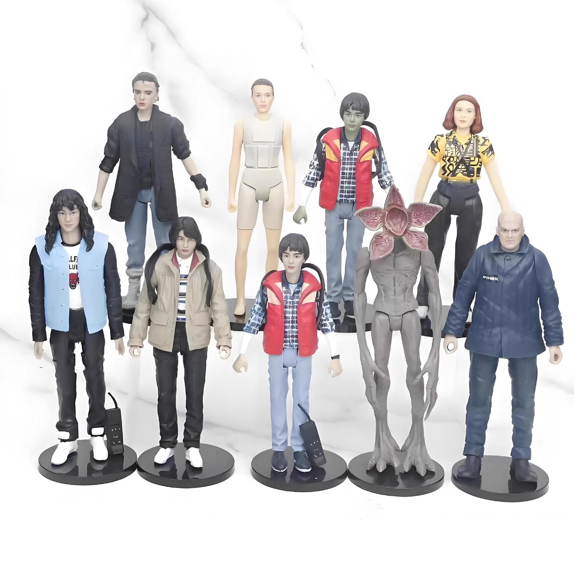 Stranger Things 6 pz/set 8 pz/set 9 pz/set Stranger Things Figura Animazione Popolare Prodotti Periferici Decorazione del Desktop