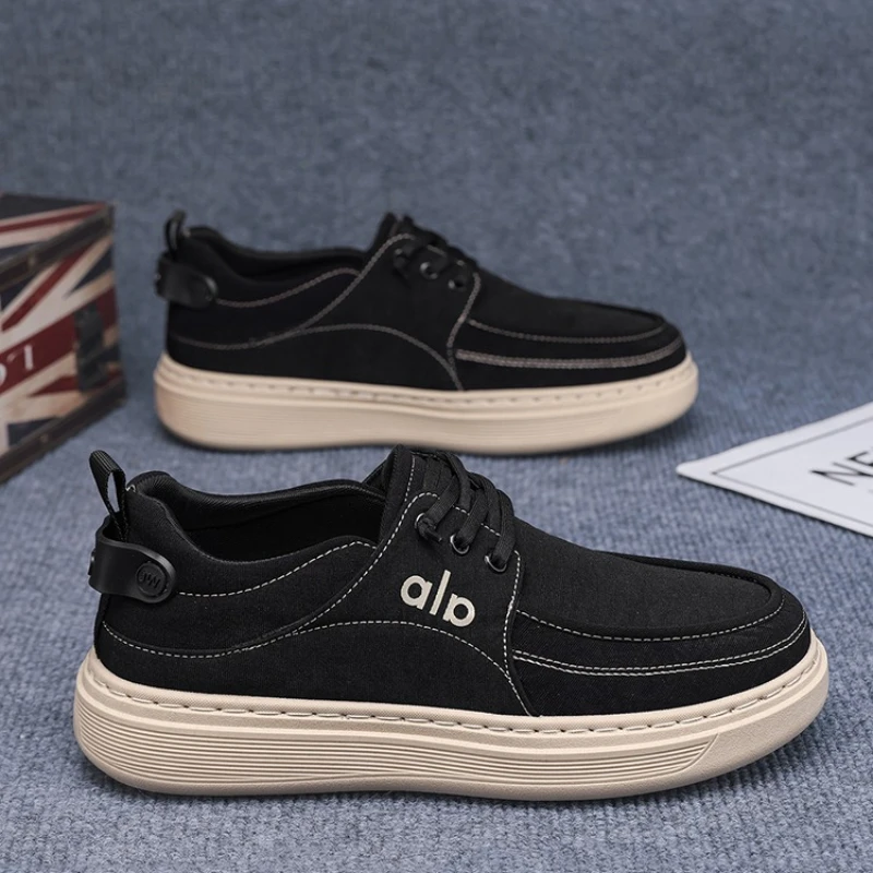 

Men's Casual Slip-On Shoes Spring Summer New Fashion Breathable Lightweight Thick Bottom Versatile Comfortable Sports Shoes
