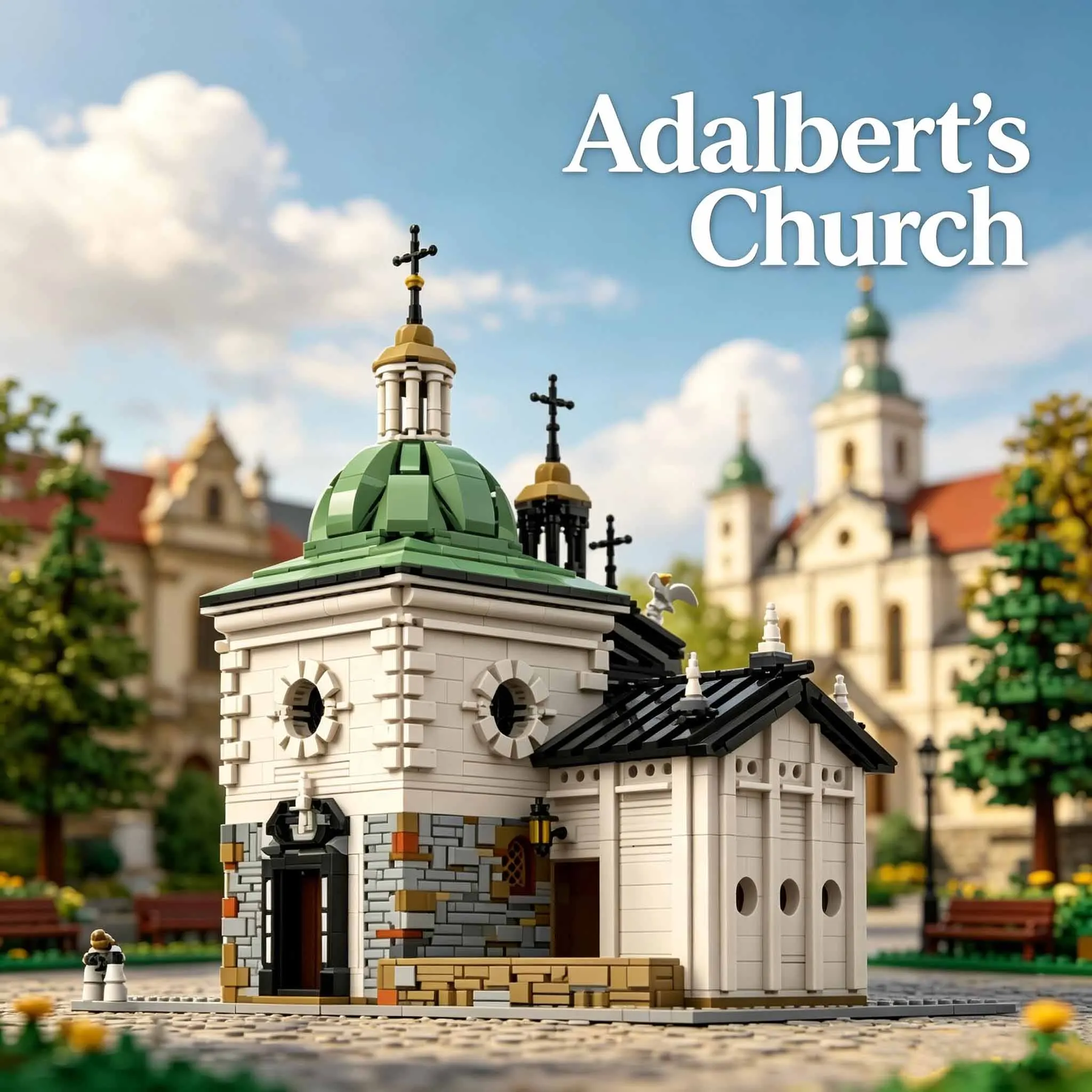

Creative European Orthodox Church Building Blocks Set Street view Desktop Collectible Architecture Model Kit Adults 2724pcs
