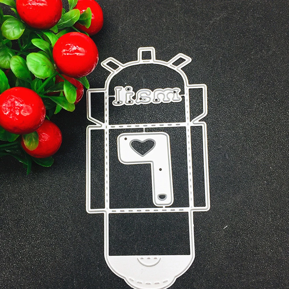 s Mini Mailbox Cutting Die Metal Material Lightweight Portable Crafts Scrapbooking Card Making Embossing Template Stencil