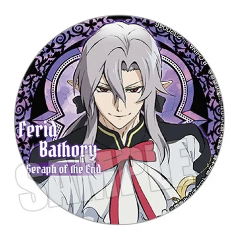 Costumes de périphériques d'anime, accessoires de badge, décoration de sac à dos, accessoires de cosplay, Guren Ichinose Kendoa Hiiragi Yuichiro Hyakuya