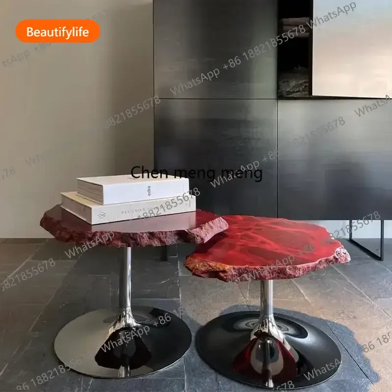 A55 Minimalist Unique Coffee Table Transform Cute Aesthetic Luxury Coffee Table Standing Modern Nordic Metal Couchtisch Furnitur