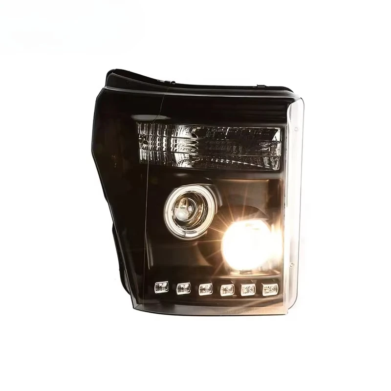 For F250 F350 F450 Smoky Edition Hot Selling Headlight Emitting Diode Headlight Upgrade Lens Projector Headlight