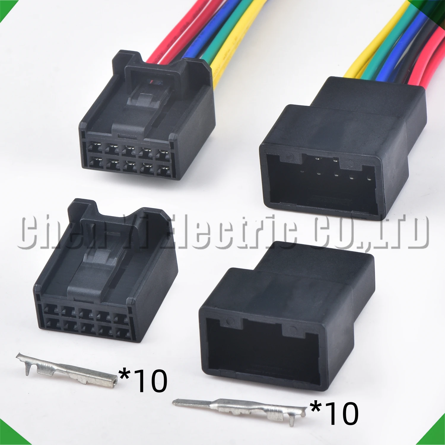 10 Pin Auto Connectors CD player host horn microphone navigation harness Plug 90980-12C39 7289-7613-30 For Lexus Toyota Corolla