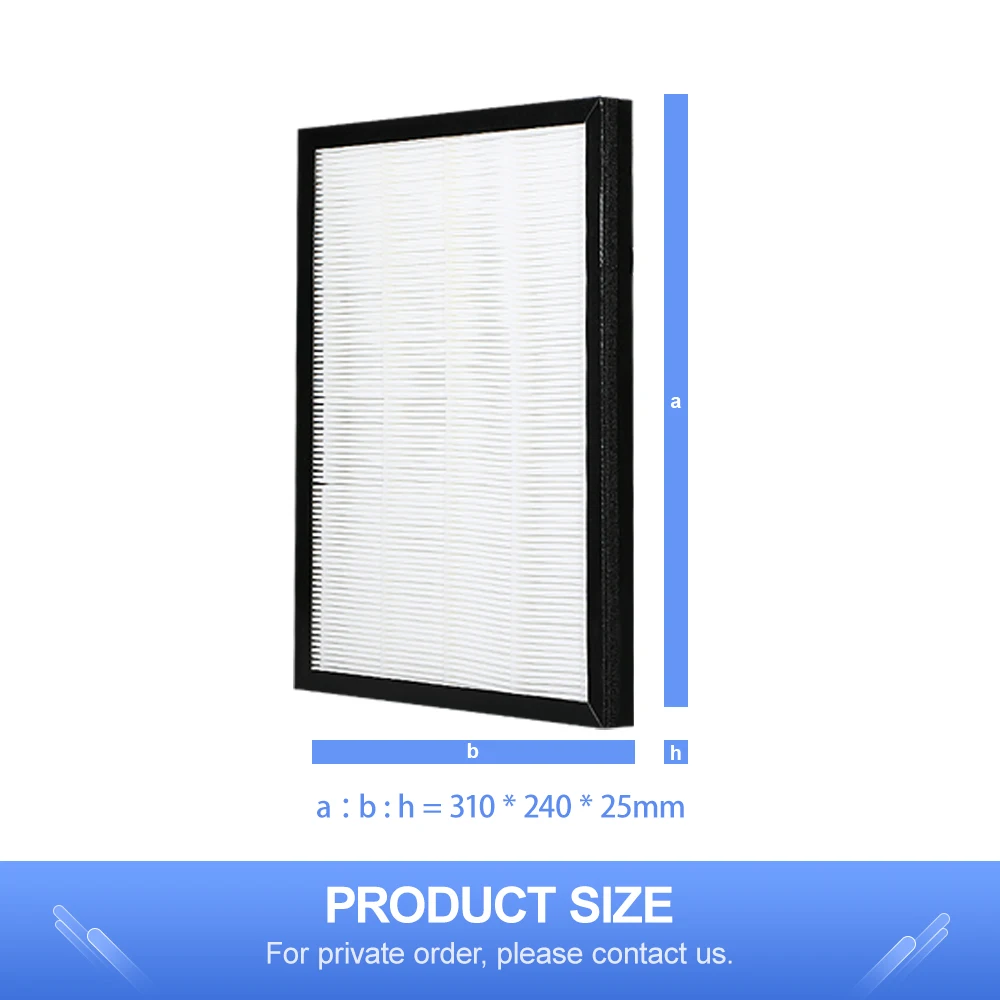 310*240*25mm H12 Hepa Filter For KJ20FE-NH2 etc Air Purifier Parts purificador de aire منقي هواء منزلي Custom Made