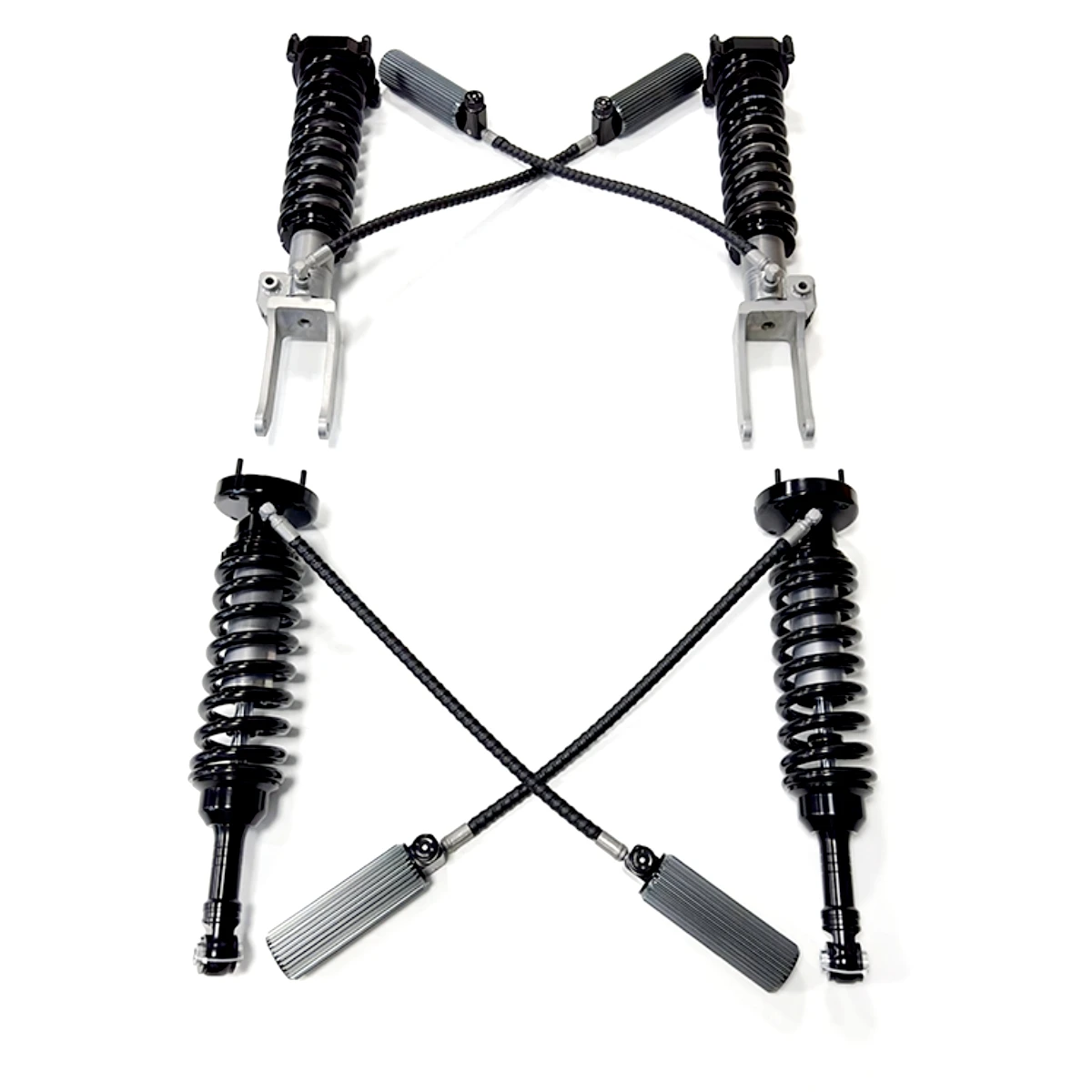 High Performance Off-Road Suspension Kit New Front and Rear 2.5-Diameter Coil Shock Absorbers for Porsche Cayenne