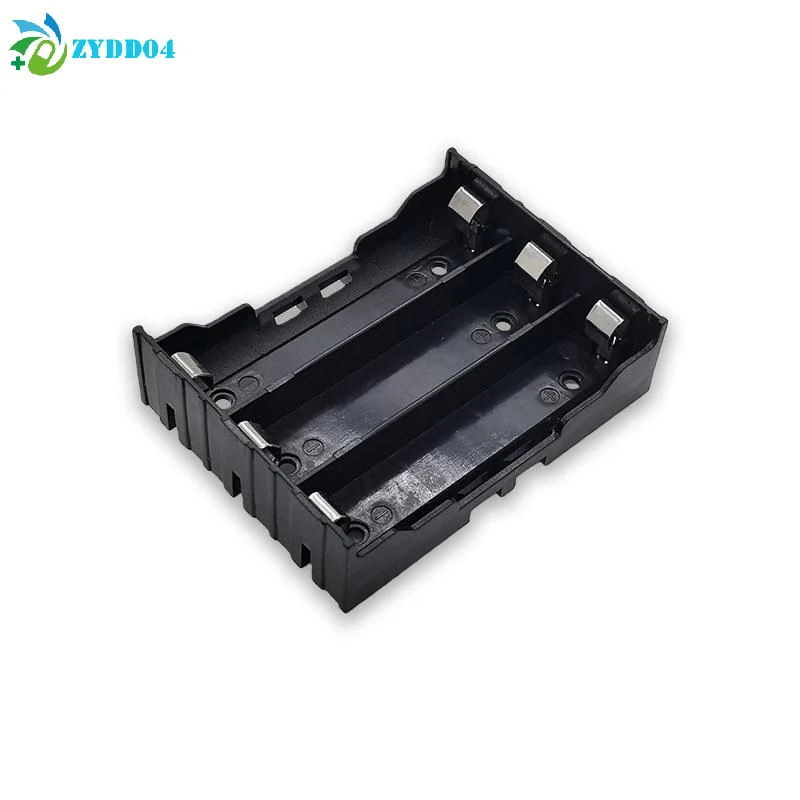 ●1Pcs 18650 Parallel Battery Box Shell 18650 Parallel 1/2/3/4 Slot Battery Holder Storage Box Case DIY Accessories