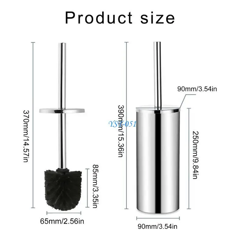 فرشاة تواليت E15A بشعيرات ناعمة، فرشاة تواليت شديدة التحمل، فرشاة تواليت بتصميم حديث للأغراض التجارية والسكنية