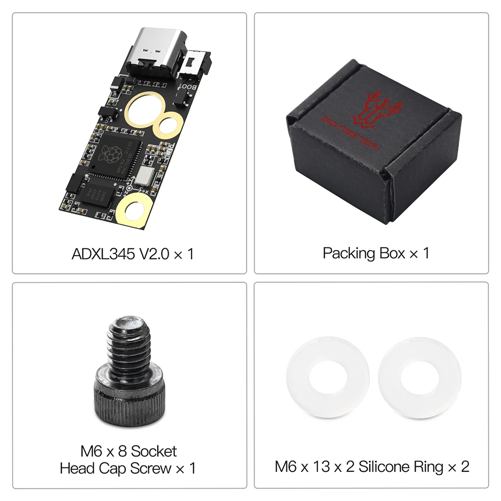 BIGTREETECH ADXL345 S2DW Accelerometro Scheda USB Parti Della Stampante 3D Per Voron StealthBurner Raspberry Pi M8P Scheda Madre Klipper