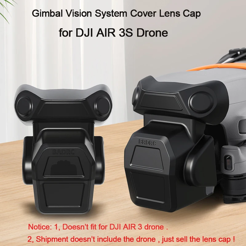 Wtohoby pour DJI AIR 3S système de Vision à cardan lentille capuchon de Protection unifié résistant aux chocs rayures accessoire de poussière