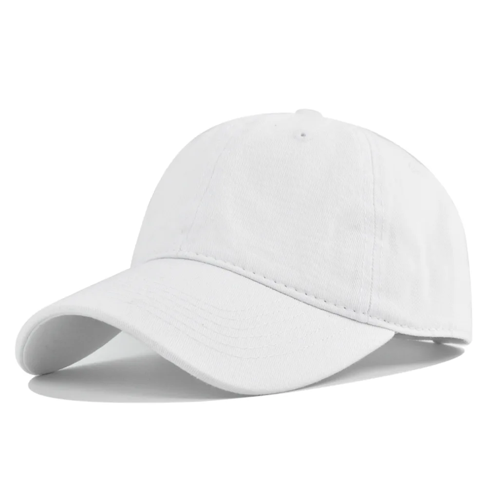 Adjustable Embroidery Snapback Hat Men Washed Denim Baseball Cap Outdoor Sport Tennis Cap For Adults