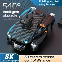 P8 Pro 8K Drone Professional Obstacle Avoidance GPS Dual HD Camera 5G Mini Drones Brushless Motor Foldable Quadcopter Gifts Toys