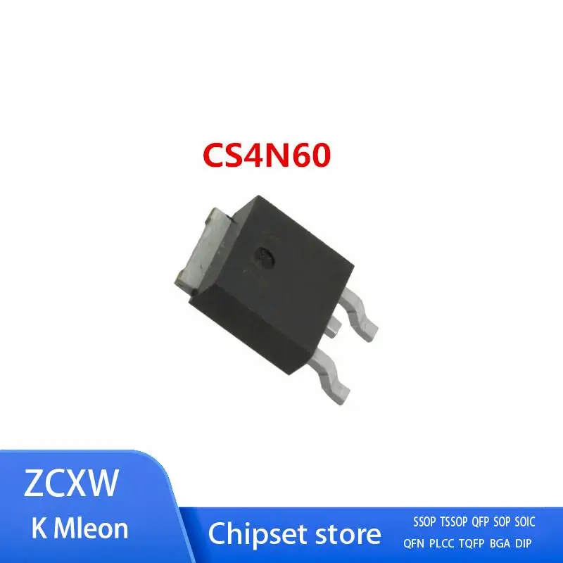 10PCS/LOT  CS6N60A4H CS6N60 CS4N60A4HD CS4N60 TO-252 6A 600V  MOSFET