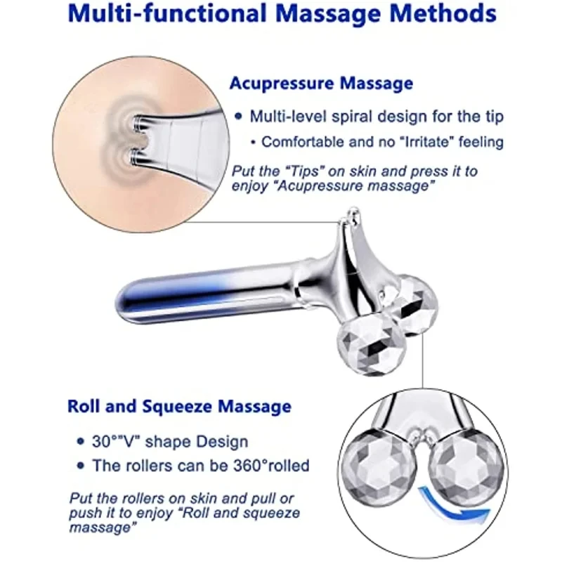 أسطوانة تدليك الوجه ميكروكرنت ، مدلك الوجه 5D ، رفع جلد العين ، شد التجاعيد ، اهتزاز النبض ، أداة تجميل الوجه على شكل V ، EMS