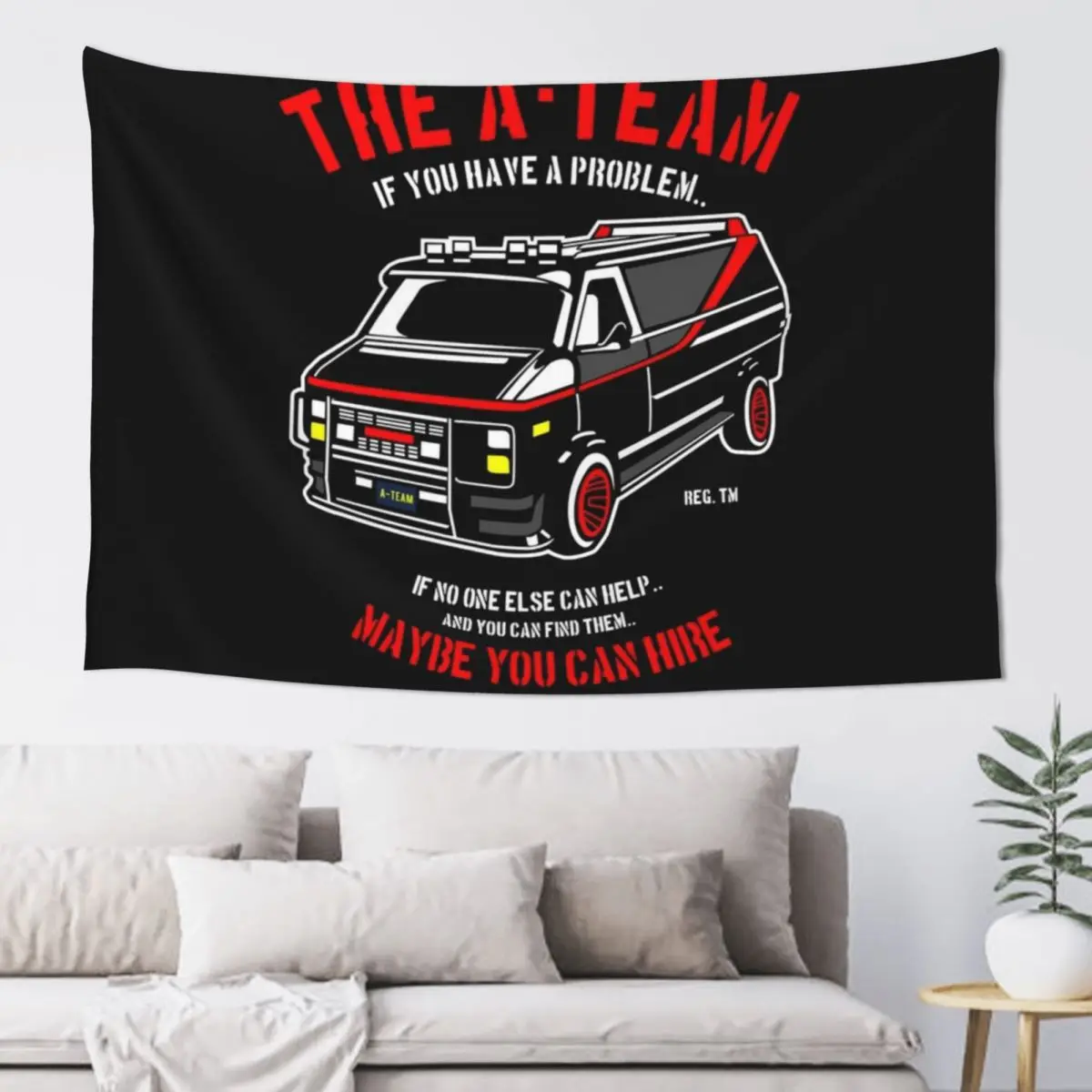 

The A Team Classic T-Shirt.png Tapestry Wall Decor Hanging Things To The Room Wall Hanging Tapestry