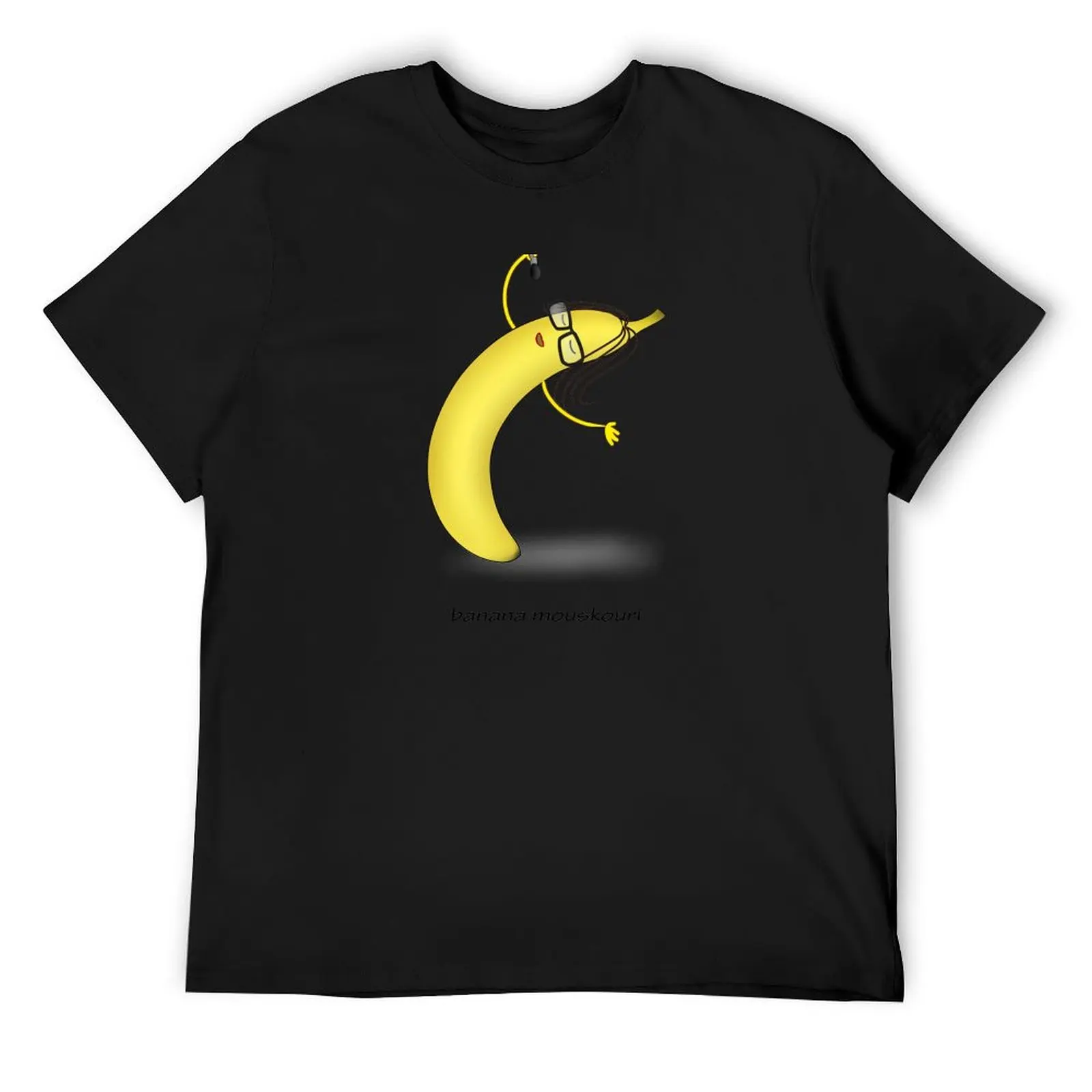 Banana Mouskouri T-Shirt Short sleeve tee heavyweights mens big and tall t shirts