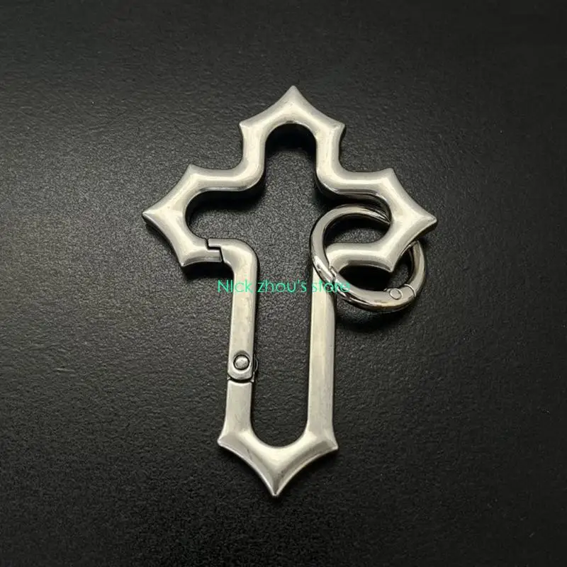 E15E Lightweight Crossed Holder with Secure Spring Clip Effortless Installation Design