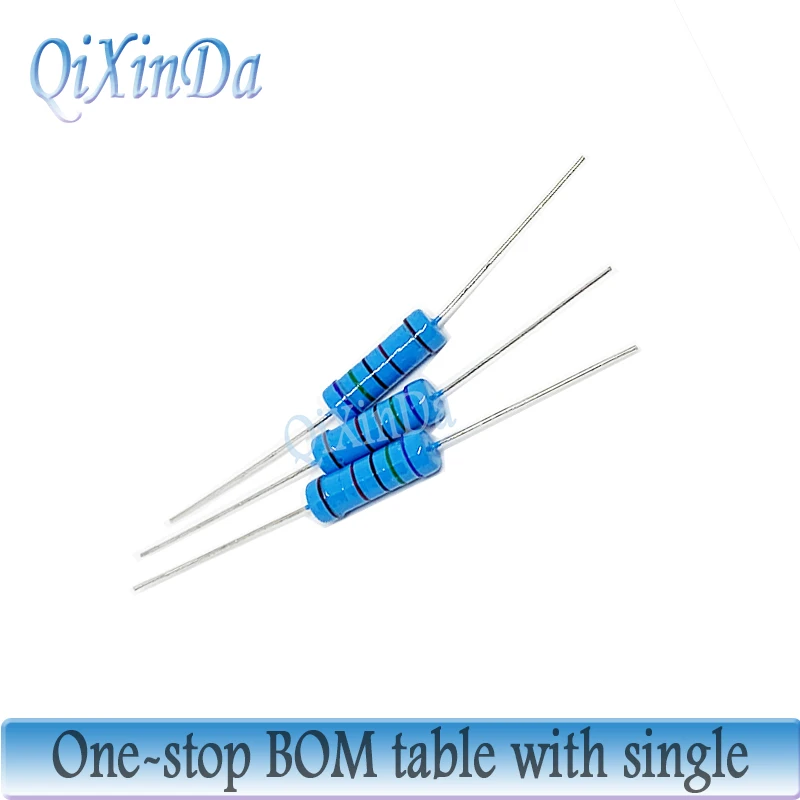 200 шт. 2 Вт металлопленочный резистор 0,1R-10M 1% 0,1R 0,47R 10R 100R 1K 10K 36K 82K 100K 330K 680K 1M 330 510 1K8 9,1K Ом