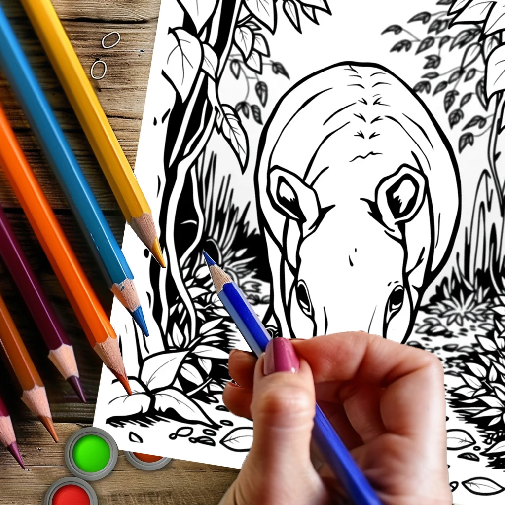 28 stron Oryginalna kolorowanka dla dorosłych z motywami zwierząt z dżungli |   Książeczka do kolorowania, artykuły do rysowania na Boże Narodzenie, Święto Dziękczynienia