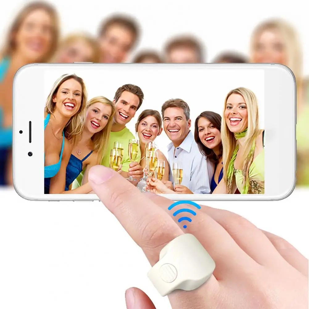 Wireless Remote Control Taking Photos Portable Mini Bluetooth Selfie Shutter Cellphone Camera Accessories