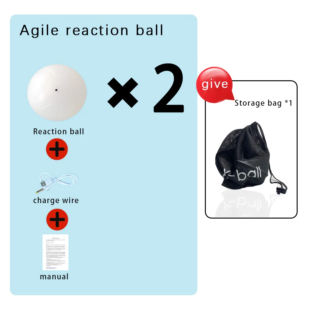 queling X-Ball Smart Reaktionsball Hand-Augen-Küpfung Beweglichkeitstraining digitaler Sensor Vektor Reaktionx 10